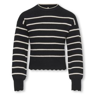 Girl's Black/White Sweater Kids ONLY Kogibi Photo of the Espace des Marques %store% store - view of %key%