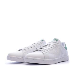 Baskets Stan Smith Blanches/Vertes Mixte Adidas M20324 vue 0