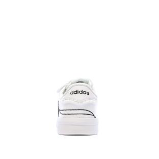 Baskets Blanc/Noir Enfant Adidas Grand Court vue 0