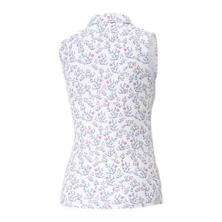 Girl's Puma Flo Polo White Print Photo of the Espace des Marques %store% store - view of %key%