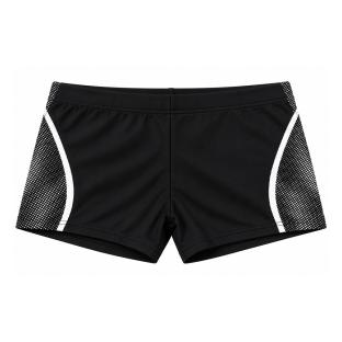 Boxer de bain Noir/Gris Homme Lagon Bleu Lucas vue 0