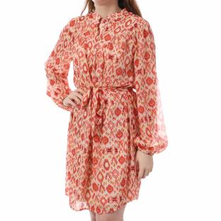 Robe Beige/Orange Femme Vila Vilola vue 0