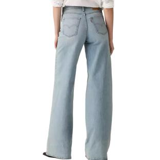 Jean Baggy Bleu Femme Levi's 728 Wide vue 0