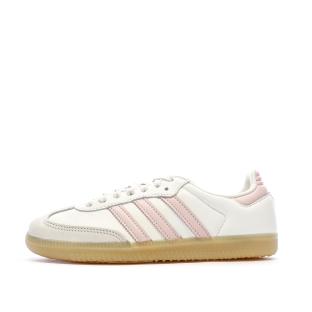Adidas Women’s Samba Trainers in Beige/Pink Photo of the Espace des Marques %store% store - view of %key%