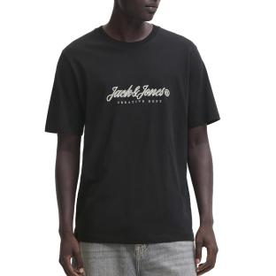 Schwarzes Herren-T-Shirt von Jack & Jones, Modell „Montauk“ Ansicht 0