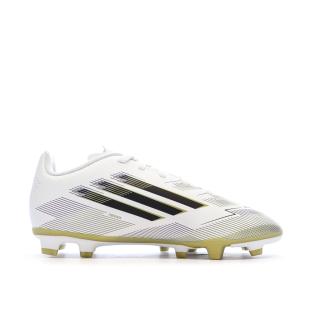 Chaussures de Football Blanc/Doré Mixte Adidas F50 Club vue 0