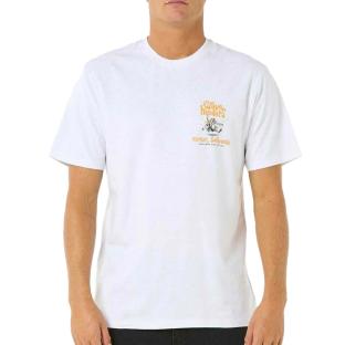 Camiseta blanca de hombre Rip Curl Shaper Address ver 0