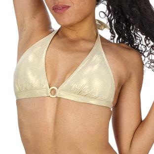 Top de bikini dorado para mujer Garin de Sable Tresor ver 0