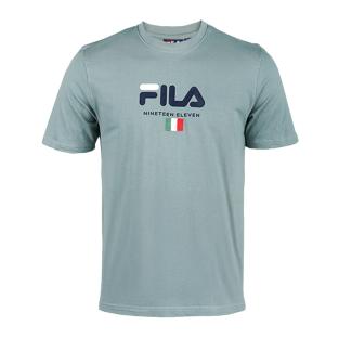 T-shirt Bleu Homme Fila Trellis vue 0