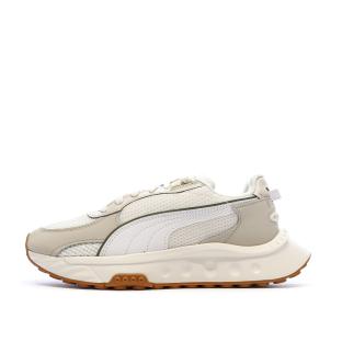 Baskets Beige/Blanc Femme Puma Wild Rider Futurism vue 0