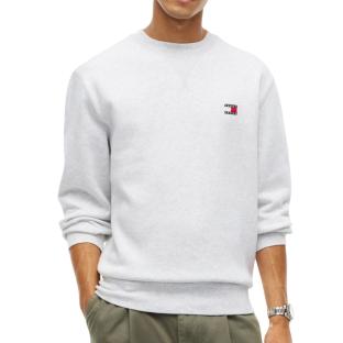 Graues Herren-Sweatshirt von Tommy Hilfiger mit Emblem, Rundhalsausschnitt Ansicht 0
