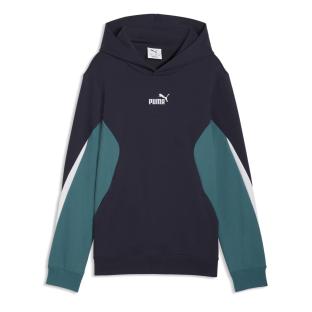 Sweat Bleu/Marine Garçon Puma Ess Block Hoodie Tr vue 0