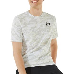 T-shirt Blanc/Beige Homme Under Armour Camo vue 0