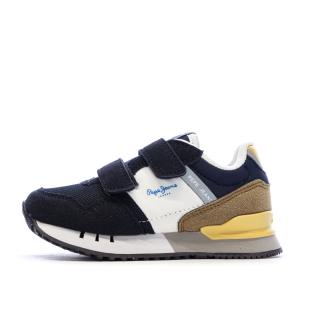 Baskets Marines Fille Pepe jeans London Band vue 0