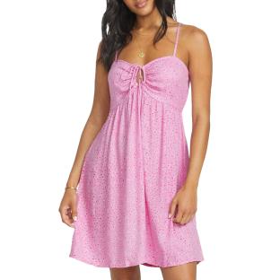Rosa Kleid mit Blumen für Frauen Billabong So Dainty Ansicht 0