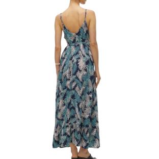 Marinefarbenes gemustertes Kleid für Frauen Vero Moda Easy Joy Ansicht 0