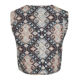 Gilet Noir à motif Femme Vila Vietra Quilted vue 0
