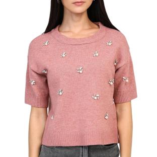 Pull Rose Femme An'ge Victoria vue 0