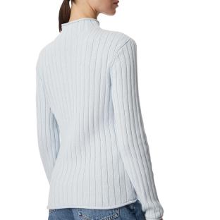 Calvin Klein Jeans Light Blue Women’s Jumper with Woven Label Photo of the Espace des Marques %store% store - view of %key%