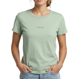 T-Shirt Vert Femme Teddy Smith Ribelles vue 0