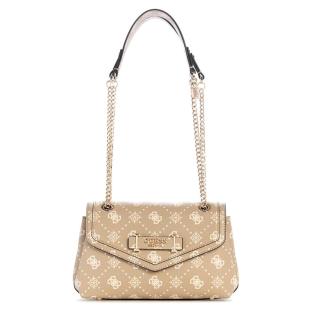 Sac à Bandoulière Beige Femme Guess Silia vue 0