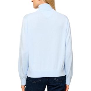 Pull Bleu Clair Femme Tommy Hilfiger Essential vue 0
