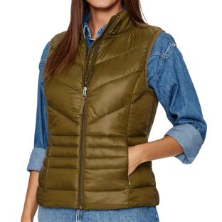 Vero Moda Sorayasiv Women's Khaki Sleeveless Coat Photo of the Espace des Marques %store% store - view of %key%