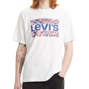 T-shirt Blanc Homme Levi's vue 0