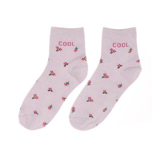 Chaussettes Rose à Fleurs Femme Stella Green Cool vue 0
