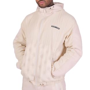 Veste à Capuche Écru Homme Project X Paris Matelassage vue 0