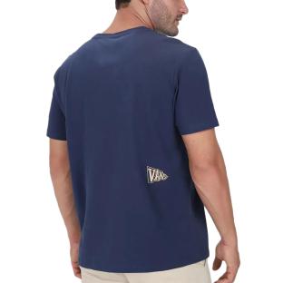Camiseta azul marino para hombre Vans Relaxed ver 0