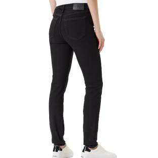Jean Skinny Noir Femme Calvin Klein Mid Rise Ck C vue 0
