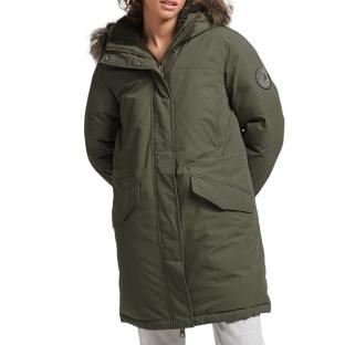 Parka Kaki Femme Superdry Vintage Down Everest vue 0