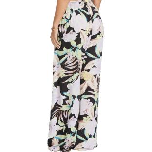 Schwarze Hose mit Blumenmuster Frau Billabong Split Spirit Ansicht 0
