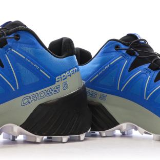 Zapatillas trail Salomon Speedcross 5 Negro/Azul, Hombre ver 0