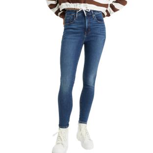 Jeans 721 Bleu Brut Skinny Femme Levi's High Rise Skinny Dark Indin vue 0