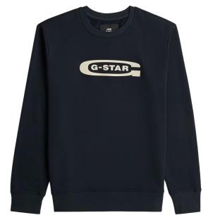 Schwarzes Herren-Sweatshirt G-Star RAW Old Skool Ansicht 0