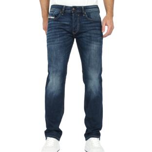 Dunkelblaue Straight-Fit-Jeans für Herren von Diesel Safado Ansicht 0