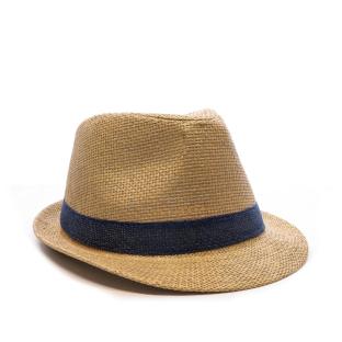 Chapeaux de Paille Beige/Marine Homme Via Lorenzo Ocean vue 0