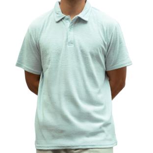 Polo azul claro para hombre de Paname Brothers, de felpa ver 0
