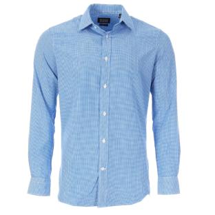 Scotch &amp; Soda Men's Blue/White Shirt SHOP02A40 Photo of the Espace des Marques %store% store - view of %key%