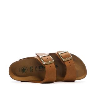 Sandales Brun clair Mixte Birkenstock Arizona vue 0