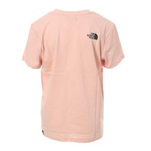 T-shirt Rose Garçon The North Face Split Box vue 0