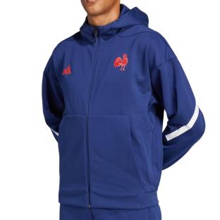 Equipe de France Rugby Chaqueta Azul Oscuro Hombre Adidas Trvl ver 0