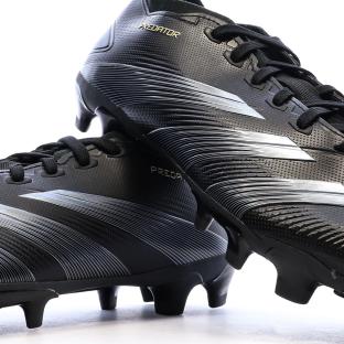 Chaussures de Foot Noires Homme Adidas Predator League MG vue 0