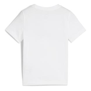 Weiß/Schwarzes Puma-T-Shirt für Jungen, Ess No. 1 Logo Ansicht 0