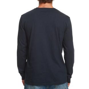 Quiksilver Qsrainbowls Langarm-T-Shirt für Herren in Marineblau Ansicht 0