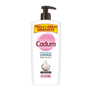 Cadum Crema de ducha surgras con aceite de coco 1 L (750 ml + 250 ml de regalo) ver 0