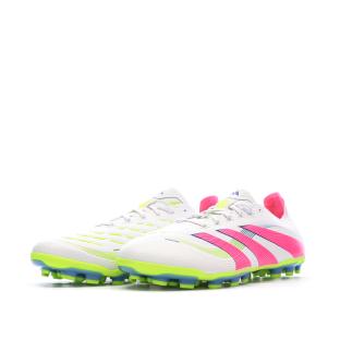 Chaussures de Foot Blanc/Rose Adidas Predator League 2G/3G vue 0