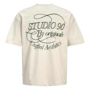 Beiges Jack & Jones Niagara T-Shirt mit Rundhalsausschnitt für Jungen Ansicht 0